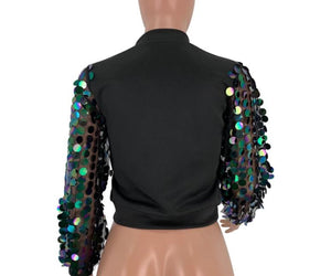 The Spotlight sequin embroidered top